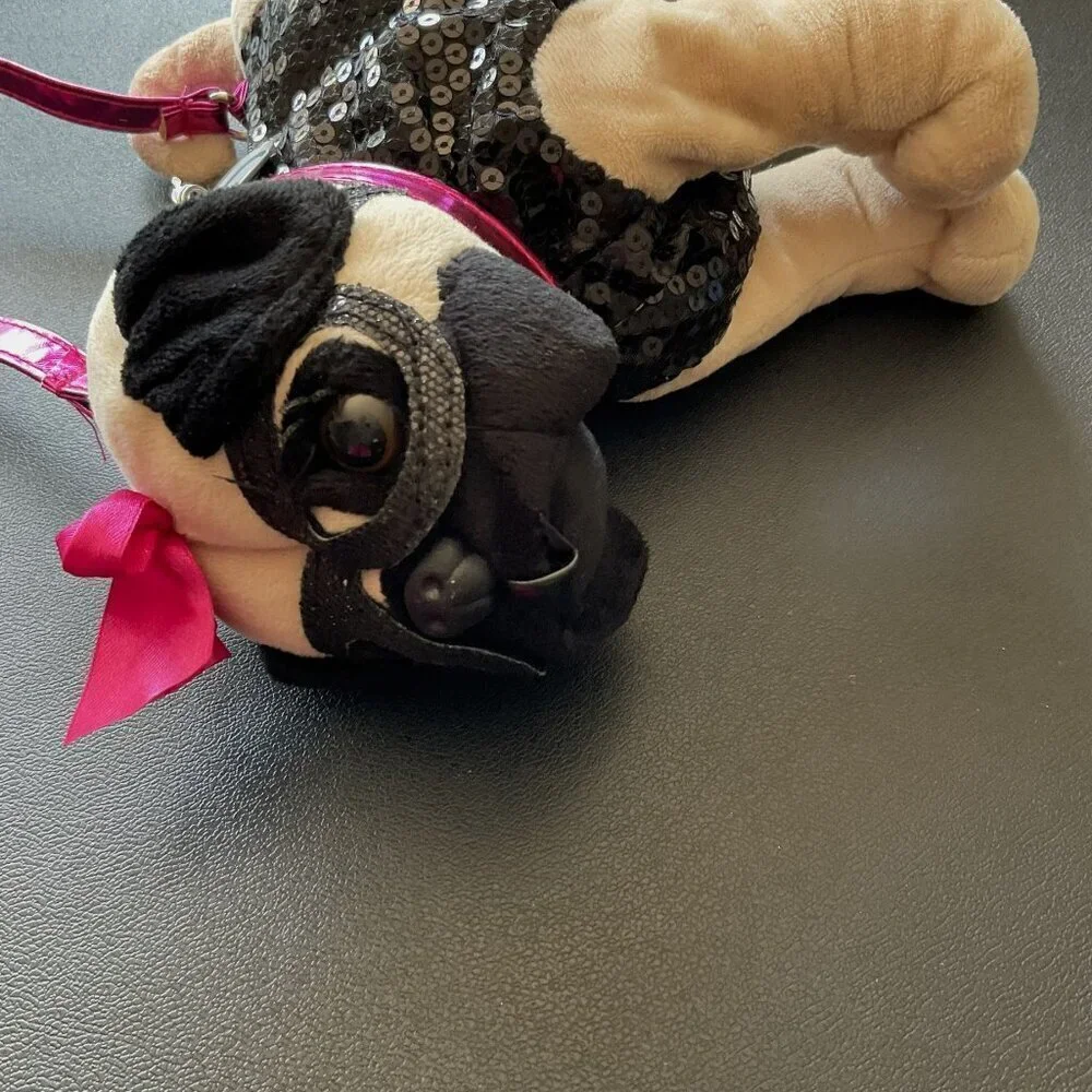 POOCHIE & CO PUG POOCH BLING PURSE